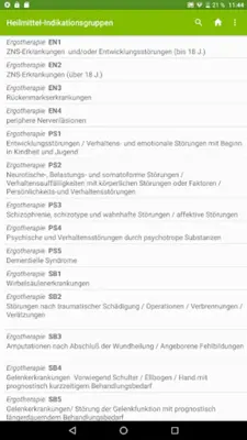 ICD-10 Diagnosen + Heilmittel android App screenshot 0