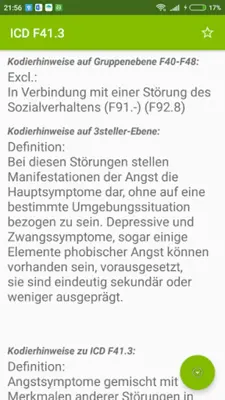 ICD-10 Diagnosen + Heilmittel android App screenshot 10