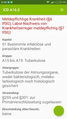 ICD-10 Diagnosen + Heilmittel android App screenshot 11