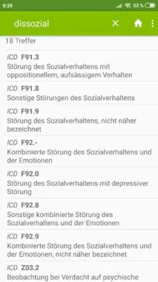 ICD-10 Diagnosen + Heilmittel android App screenshot 12