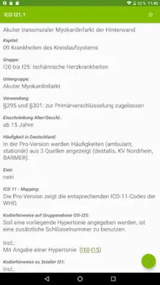 ICD-10 Diagnosen + Heilmittel android App screenshot 4